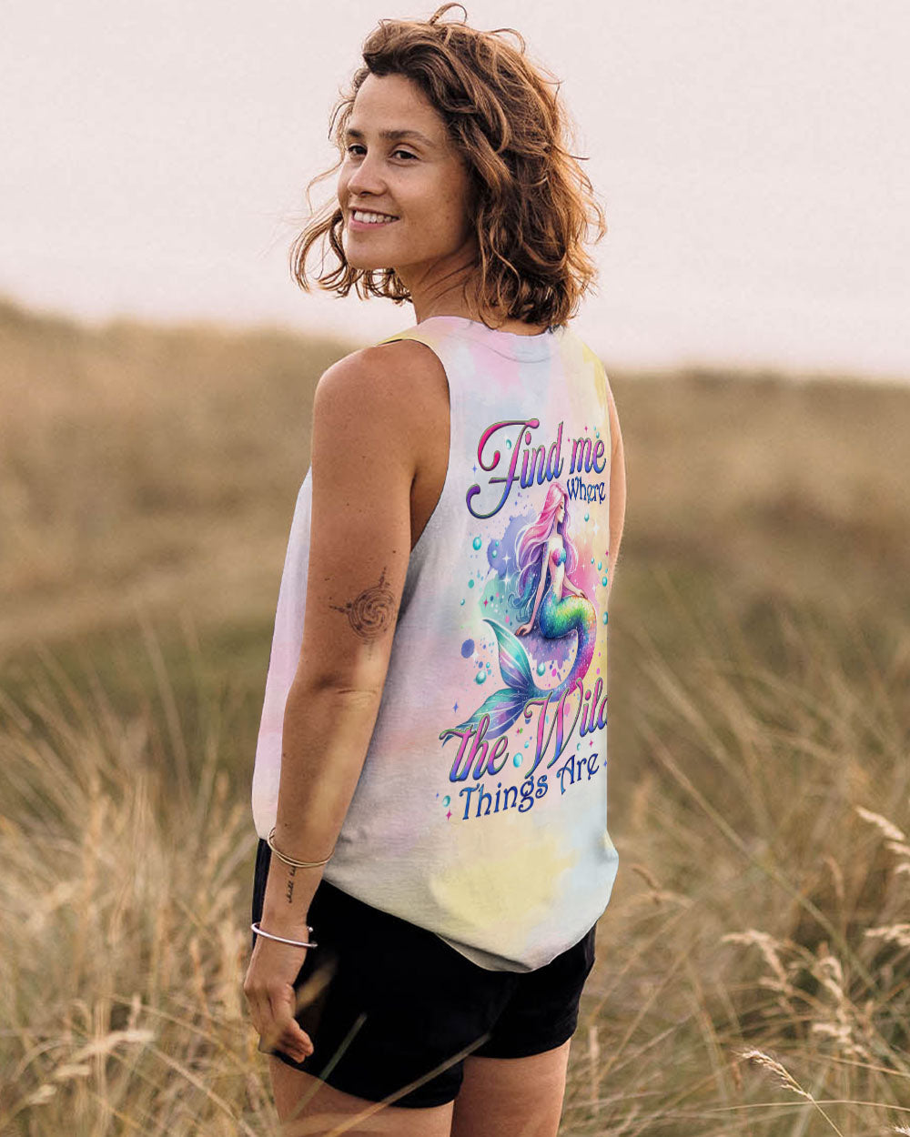 BLISSCORNERS (HOT DEAL) FIND ME WHERE THE WILD THINGS ARE MERMAID ALL OVER PRINT