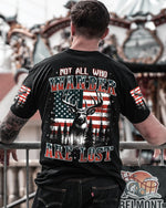 BLISSCORNERS NOT ALL WHO WANDER ARE LOST DEER ALL OVER PRINT