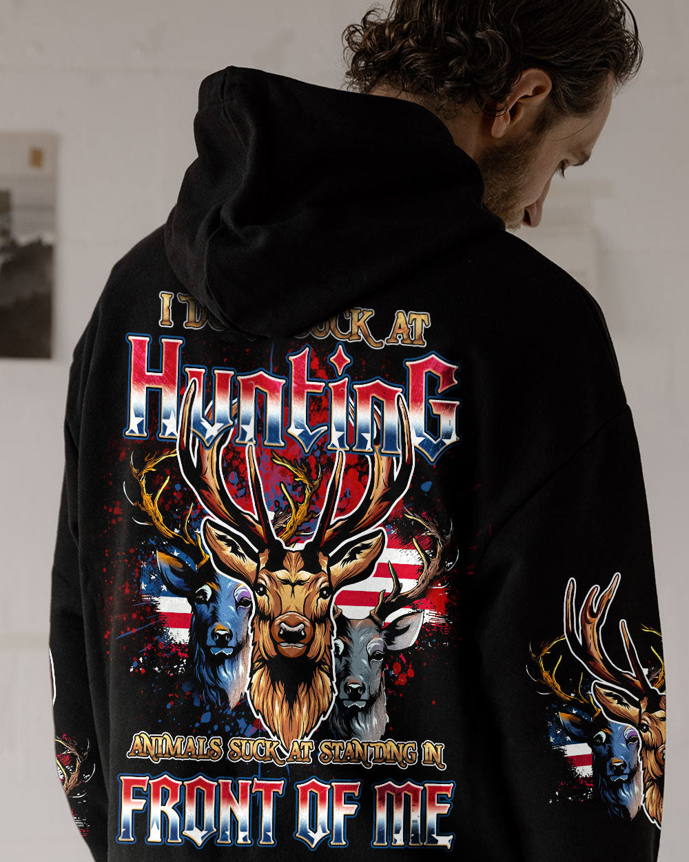 BLISSCORNERS I DON'T SUCK AT HUNTING ALL OVER PRINT