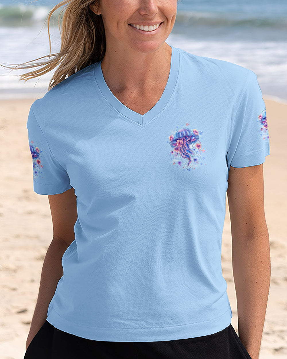 BLISSCORNERS SALTWATER HEALS EVERYTHING JELLYFISH ALL OVER PRINT