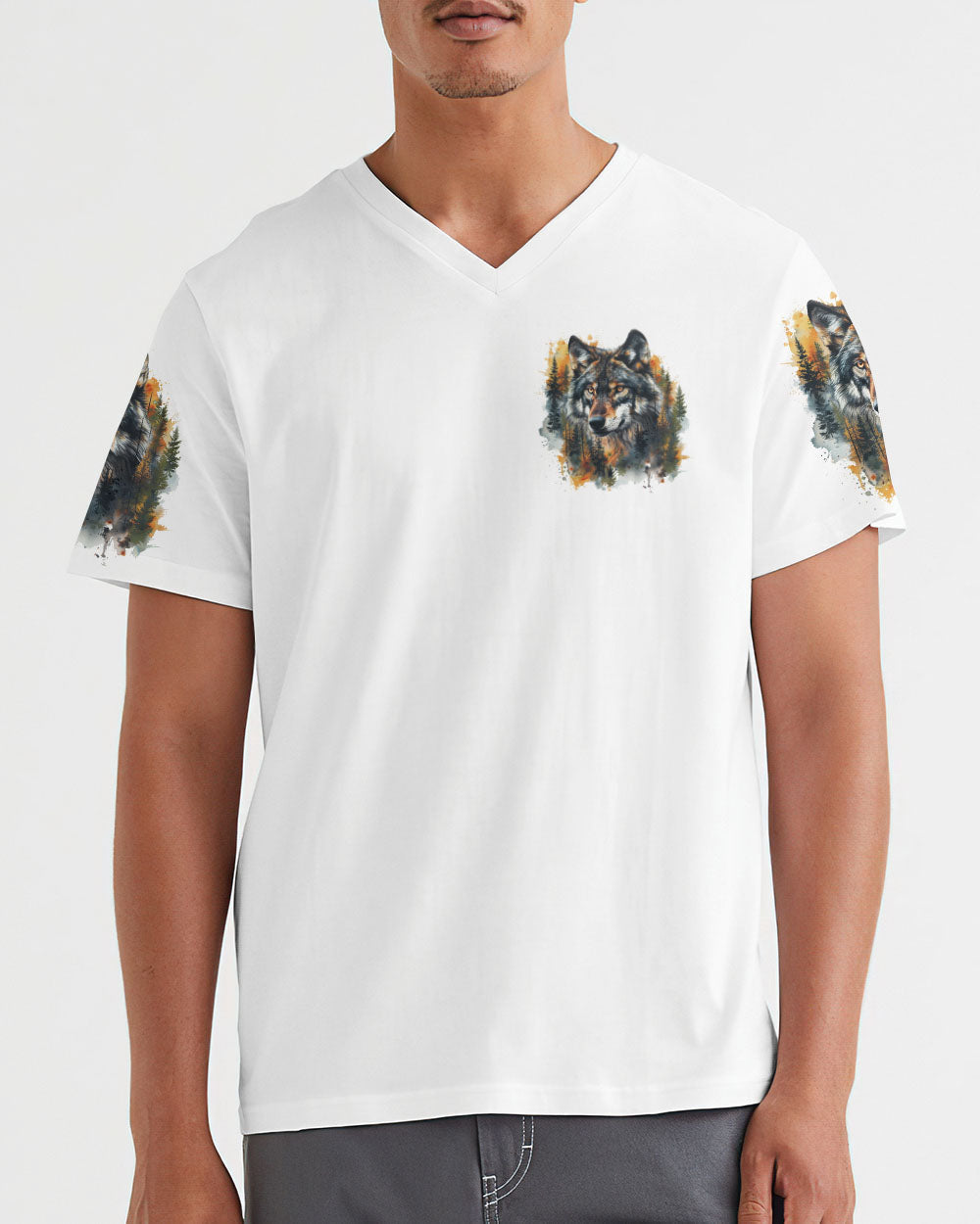 BLISSCORNERS NOT ALL WHO WANDER ARE LOST WOLF ALL OVER PRINT