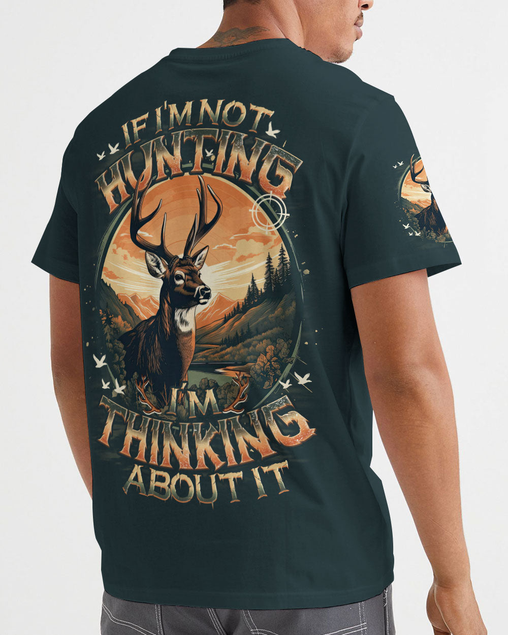 BLISSCORNERS IF I'M NOT HUNTING DEER ALL OVER PRINT