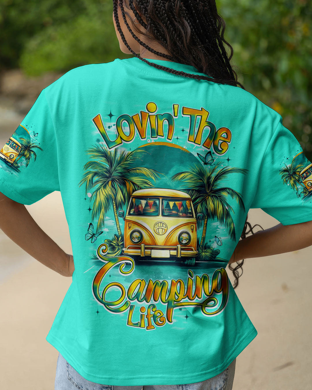BLISSCORNERS LOVIN' THE CAMPING LIFE ALL OVER PRINT