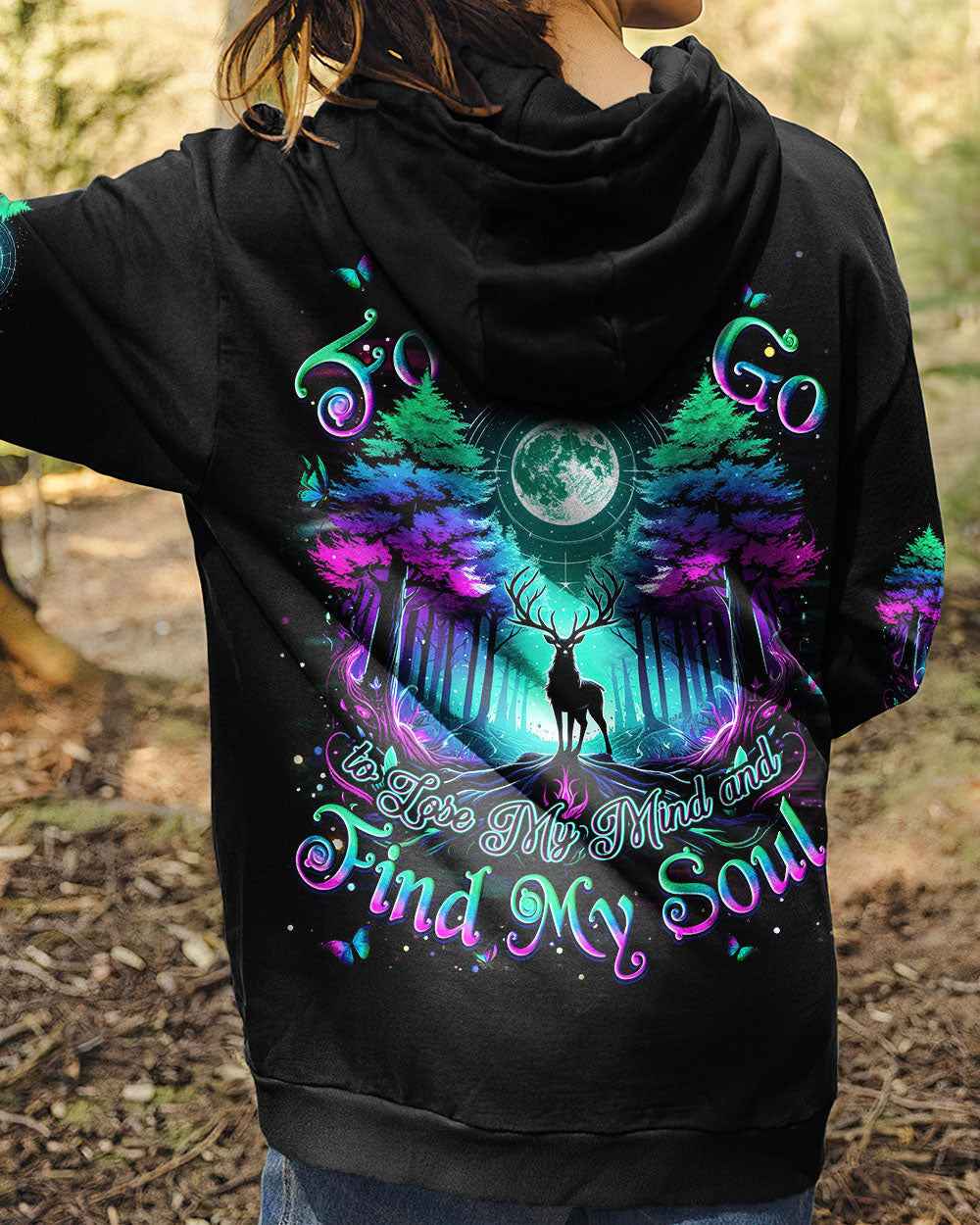 BLISSCORNERS AND INTO THE FOREST I GO ALL OVER PRINT