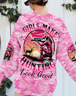 BLISSCORNERS GIRLS MAKE HUNTING LOOK GOOD ALL OVER PRINT