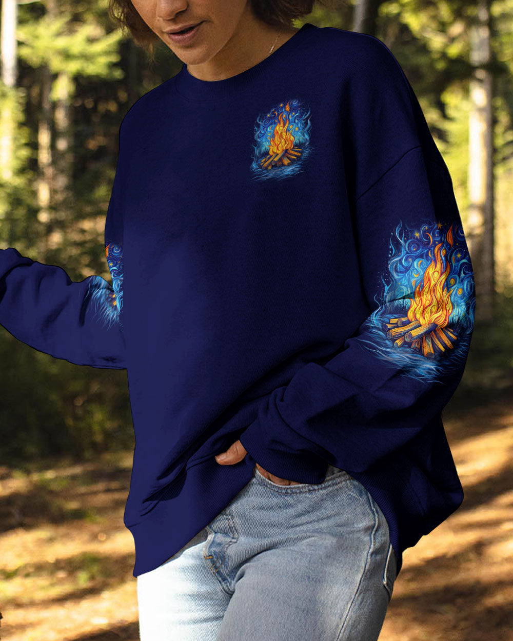 BLISSCORNERS MAKING MEMORIES ONE CAMPFIRE AT A TIME ALL OVER PRINT