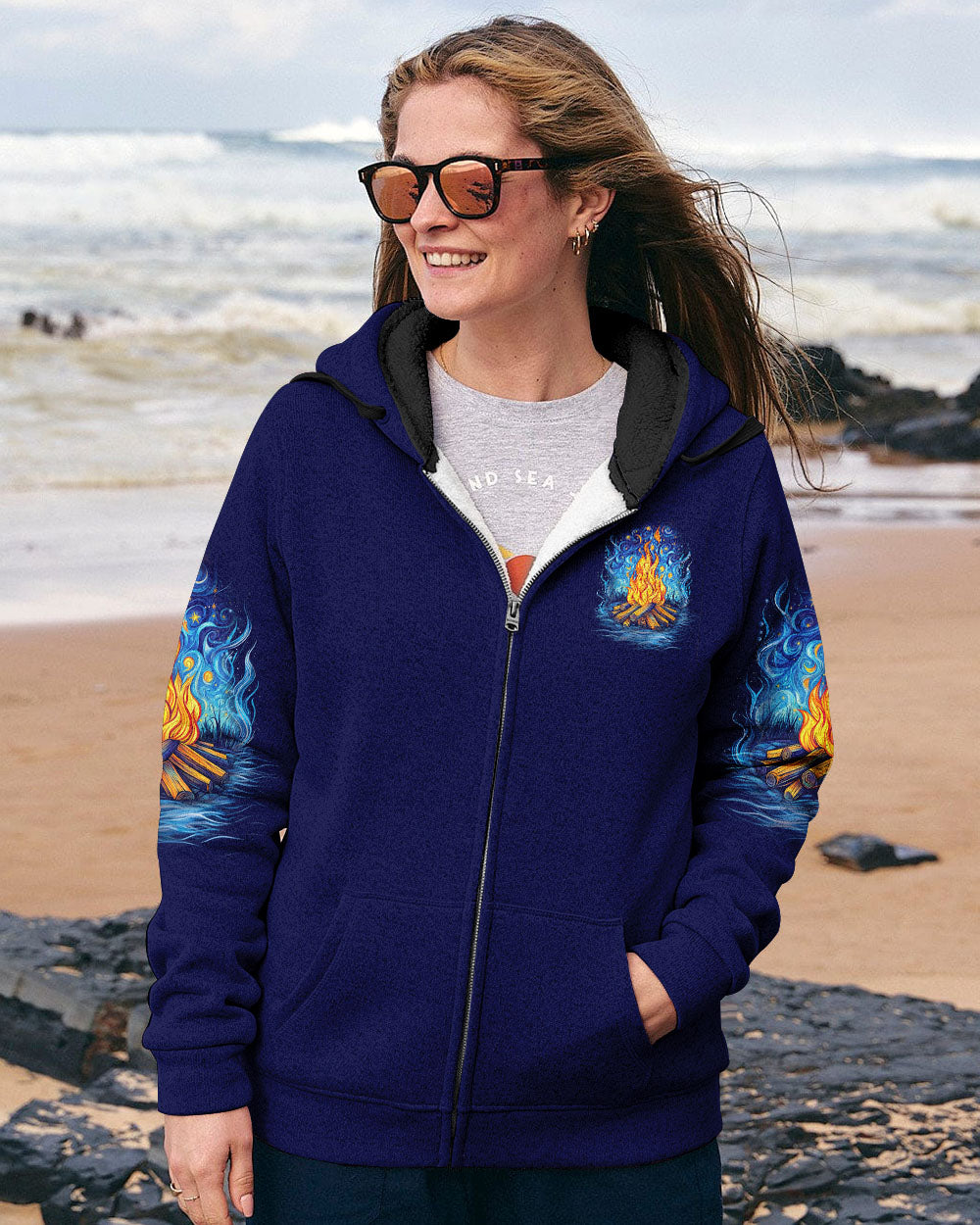 BLISSCORNERS MAKING MEMORIES ONE CAMPFIRE AT A TIME ALL OVER PRINT
