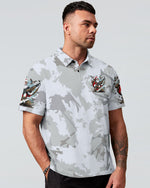 BLISSCORNERS HE'S HUNTING DUCKS SANTA CHRISTMAS ALL OVER PRINT