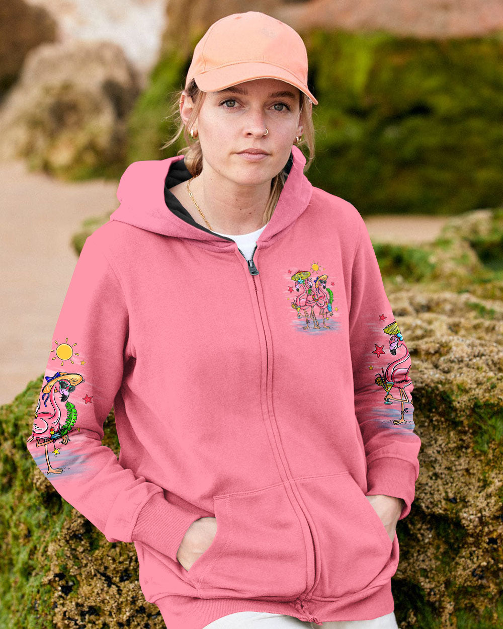 BLISSCORNERS ALL YOU NEED FLAMINGO ALL OVER PRINT