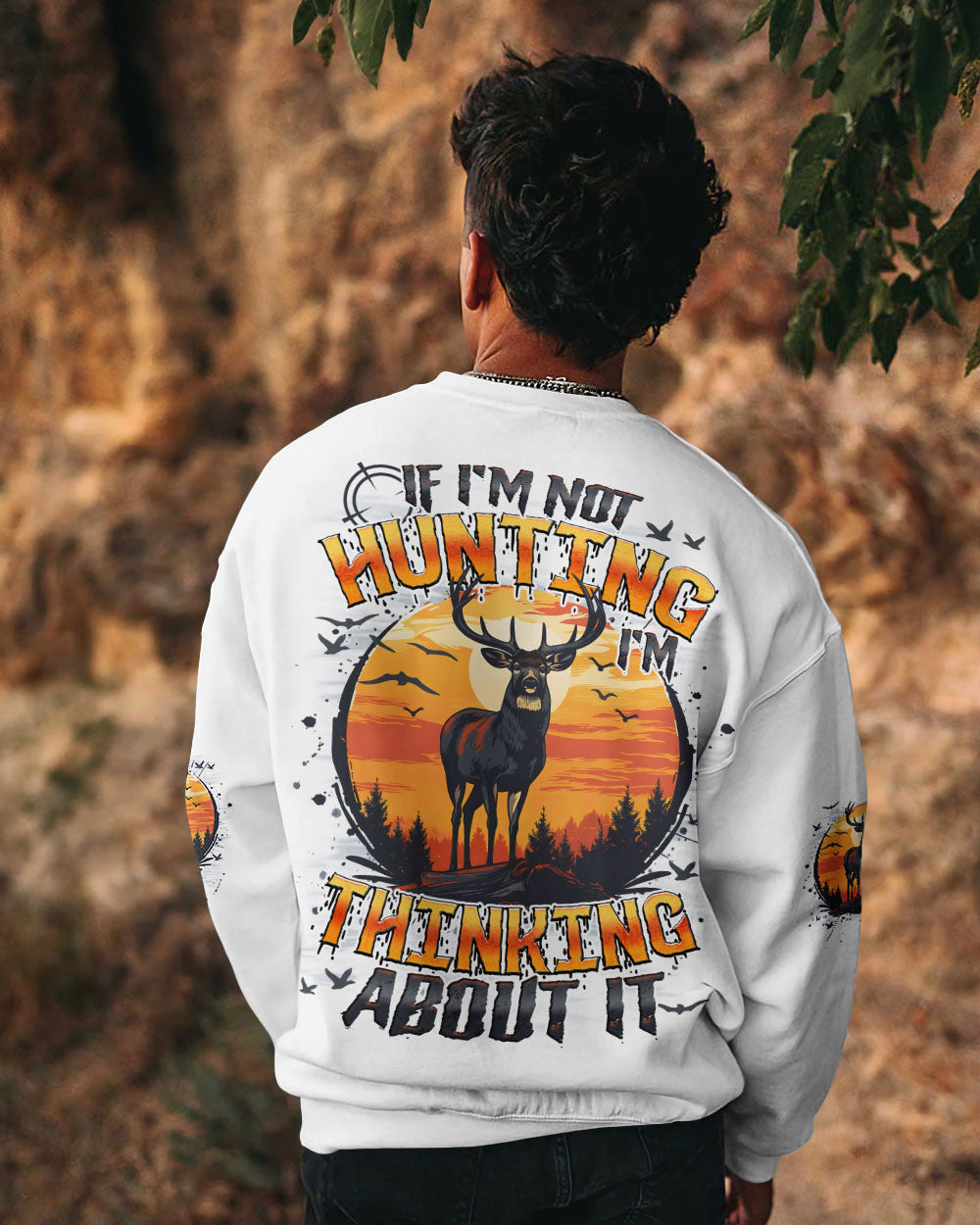 BLISSCORNERS IF I'M NOT HUNTING DEER ALL OVER PRINT