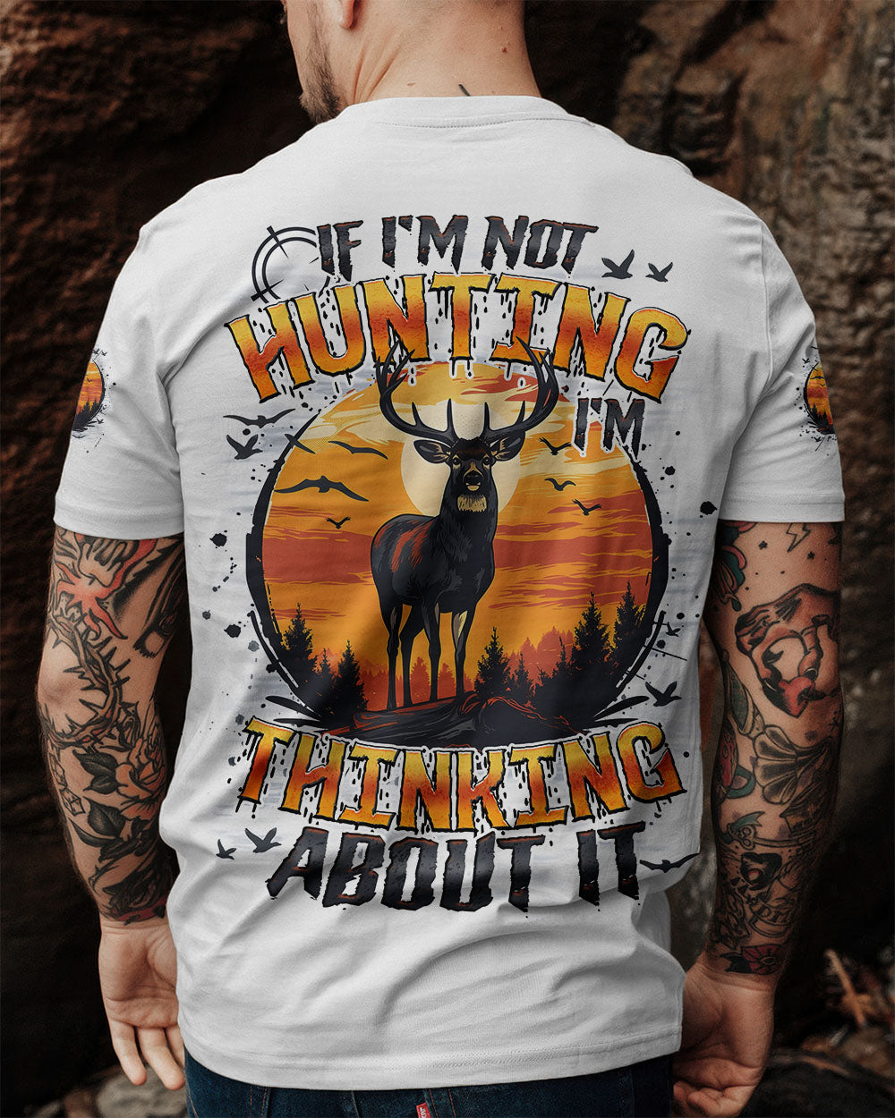 BLISSCORNERS IF I'M NOT HUNTING DEER ALL OVER PRINT