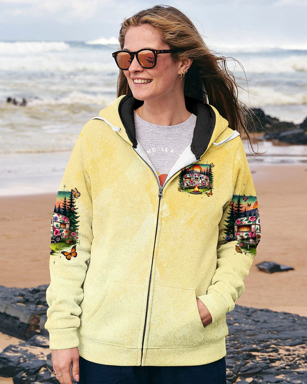 BLISSCORNERS CAMP MORE WORRY LESS ALL OVER PRINT