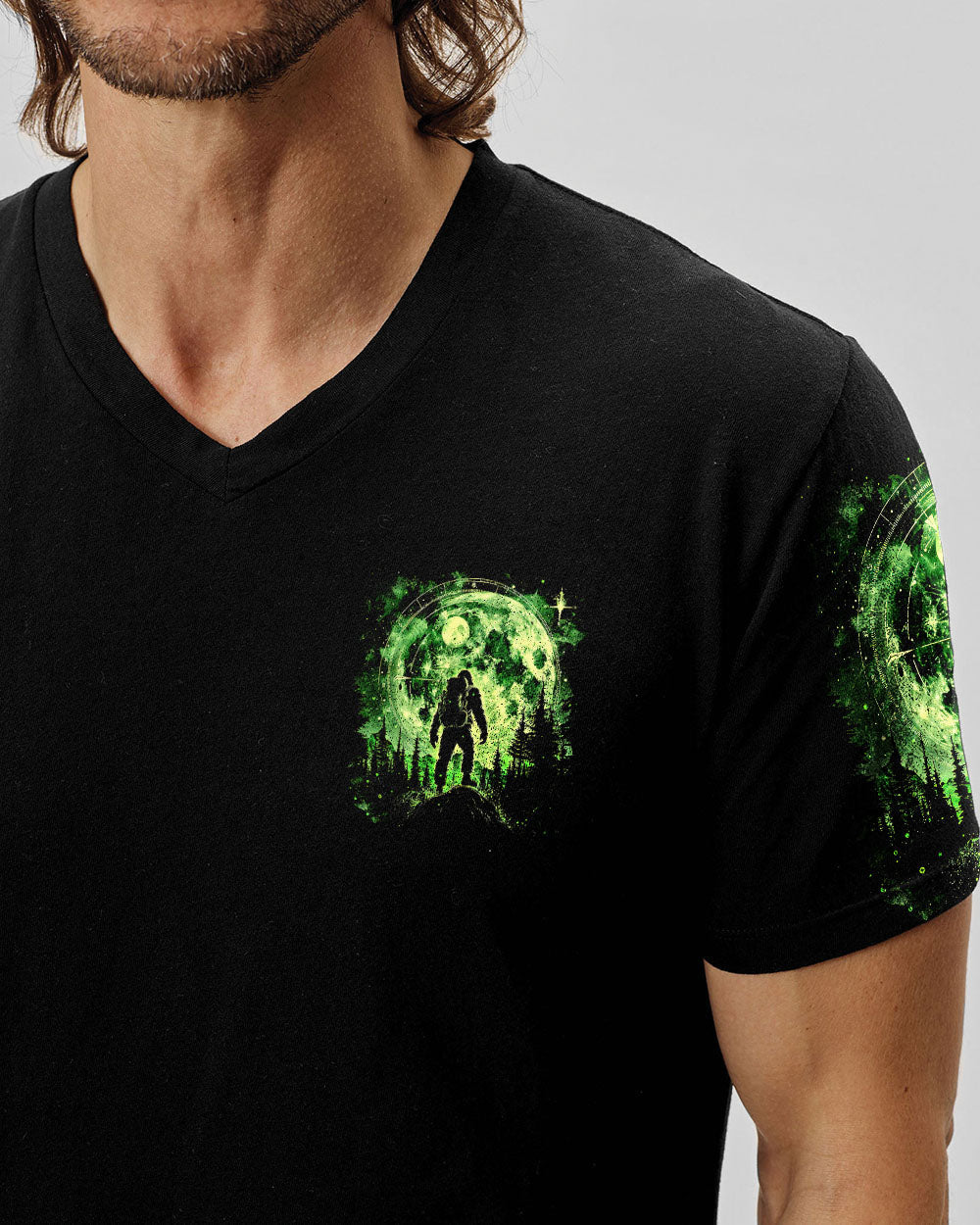 BLISSCORNERS NOT ALL WHO WANDER ARE LOST BIGFOOT ALL OVER PRINT