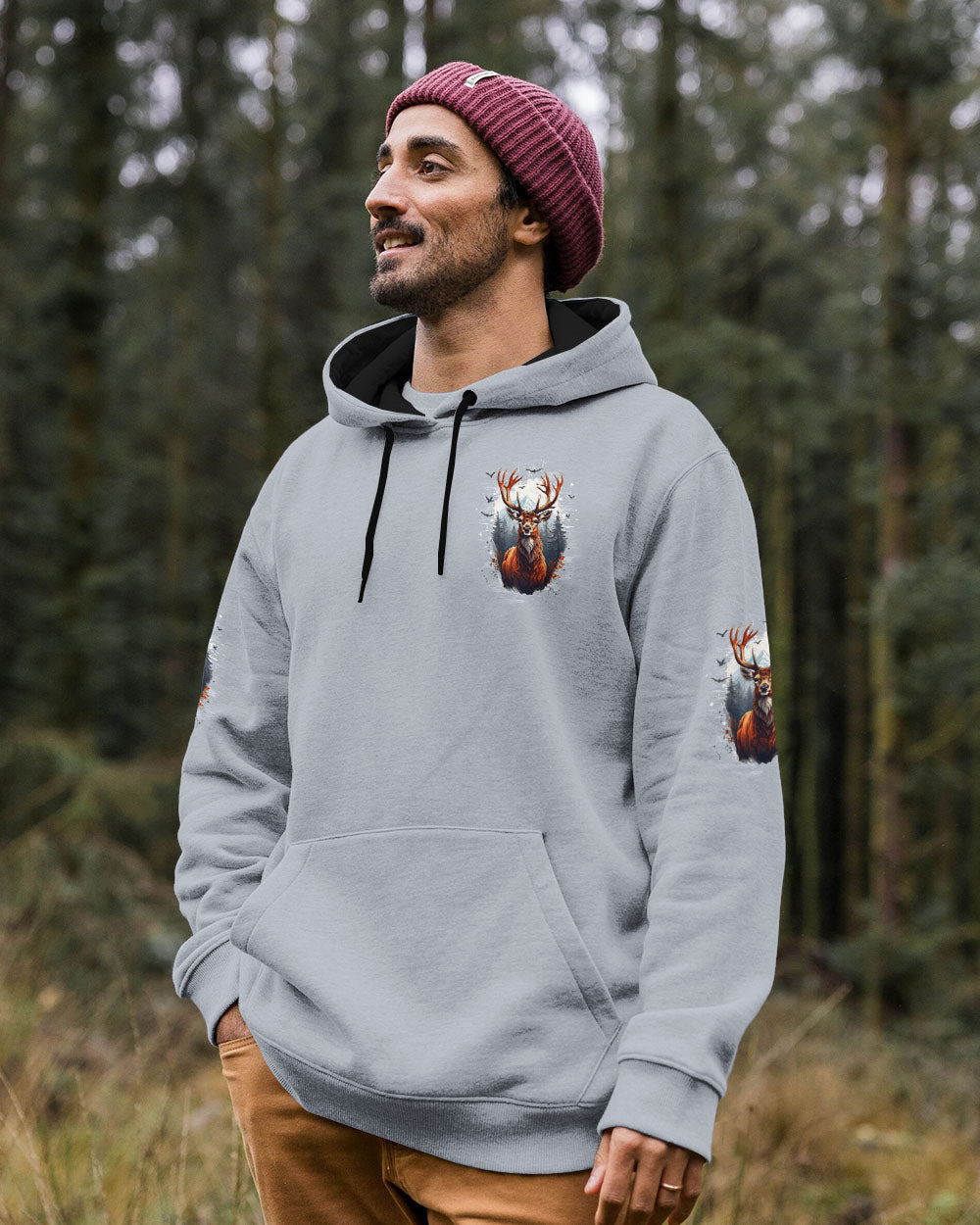 BLISSCORNERS IF I'M NOT HUNTING DEER ALL OVER PRINT