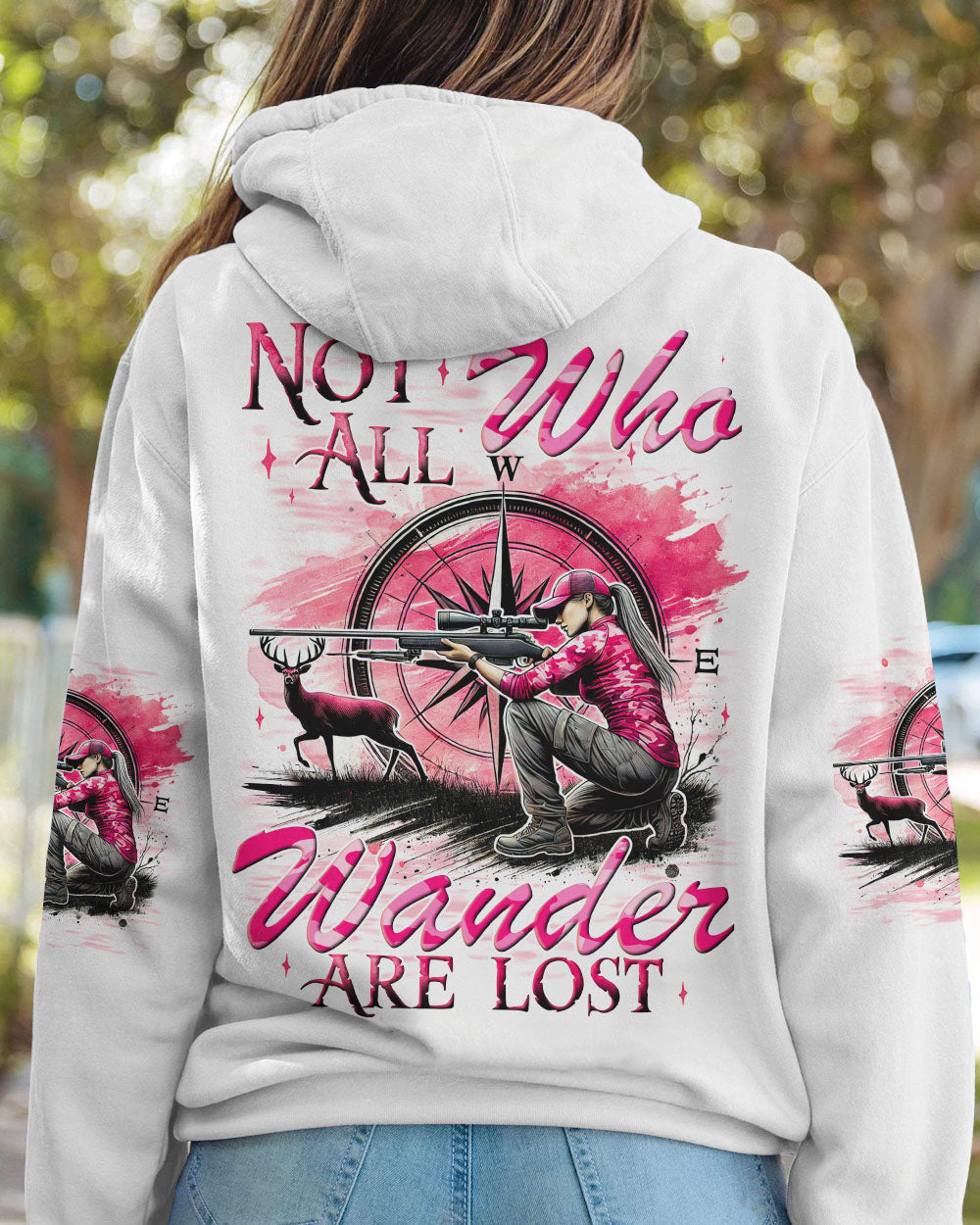BLISSCORNERS NOT ALL WHO WANDER ARE LOST HUNTING ALL OVER PRINT