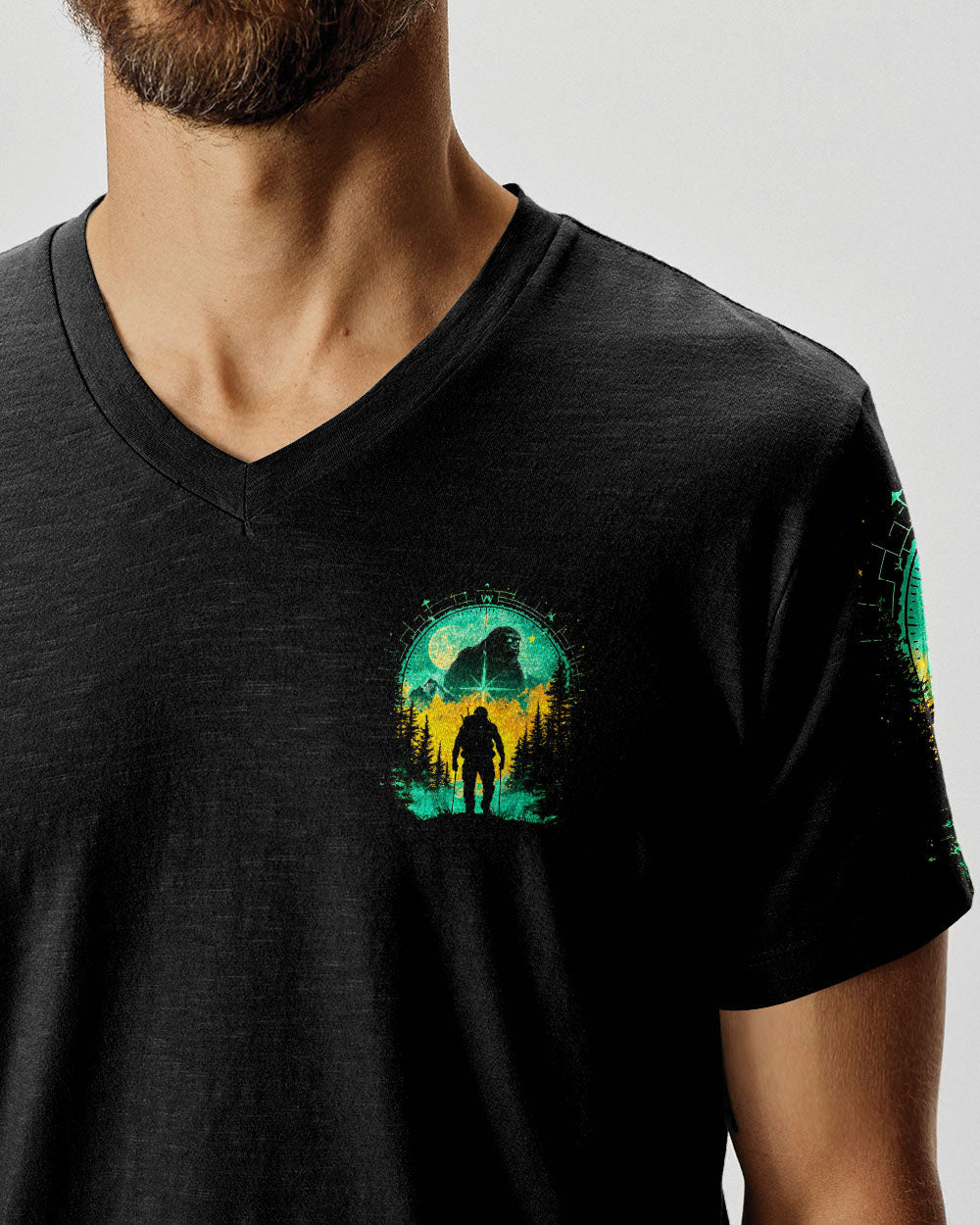 BLISSCORNERS BIGFOOT SAW ME BUT NOBODY BELIEVES HIM ALL OVER PRINT