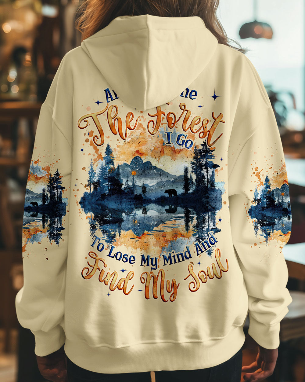 BLISSCORNERS AND INTO THE FOREST I GO ALL OVER PRINT