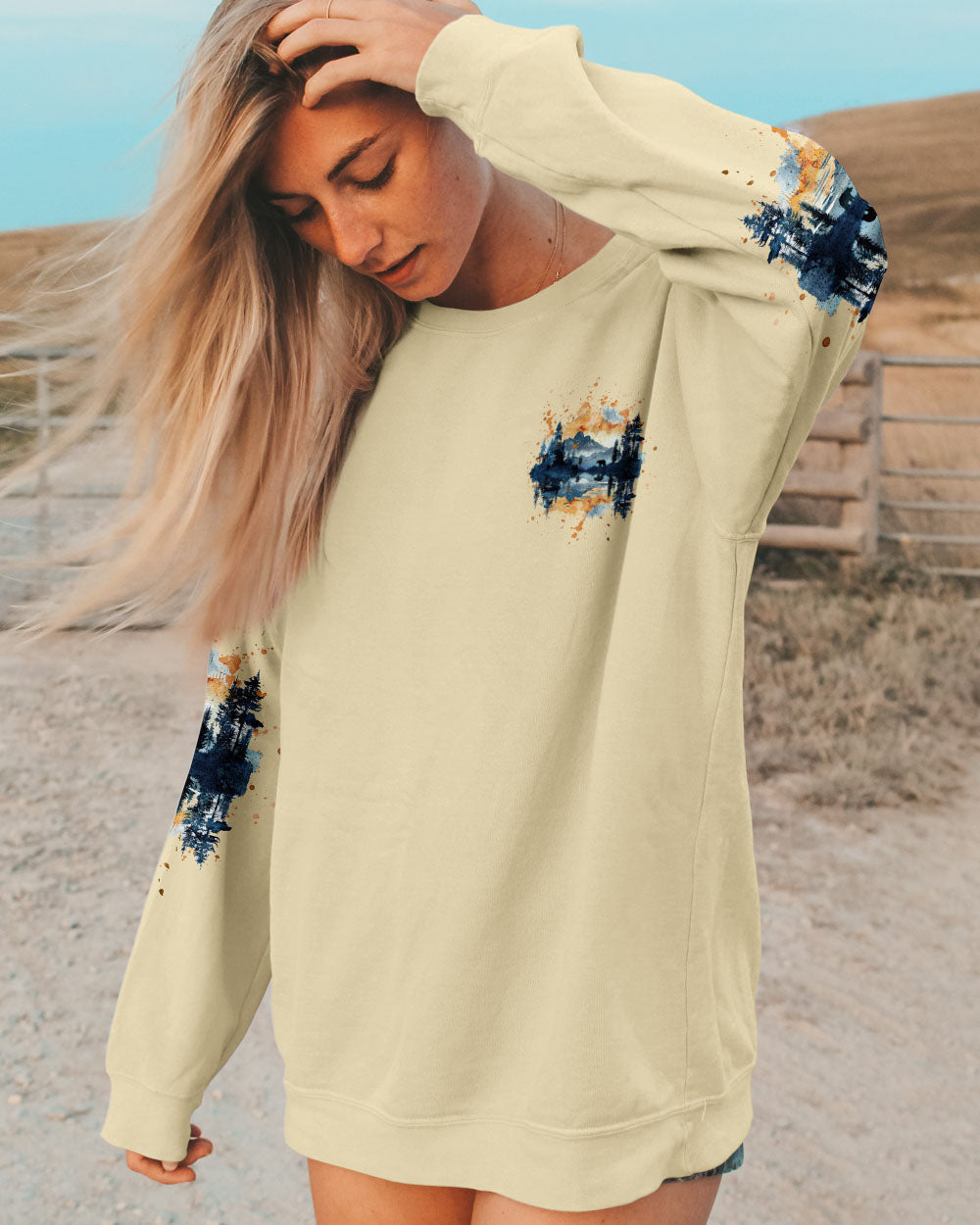 BLISSCORNERS AND INTO THE FOREST I GO ALL OVER PRINT