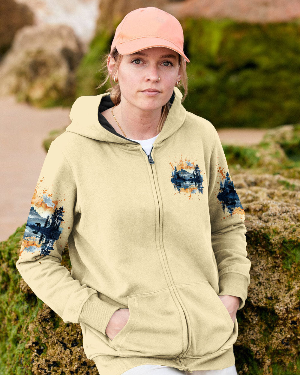 BLISSCORNERS AND INTO THE FOREST I GO ALL OVER PRINT