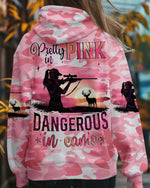 BLISSCORNERS PRETTY IN PINK HUNTING ALL OVER PRINT