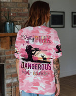 BLISSCORNERS PRETTY IN PINK HUNTING ALL OVER PRINT