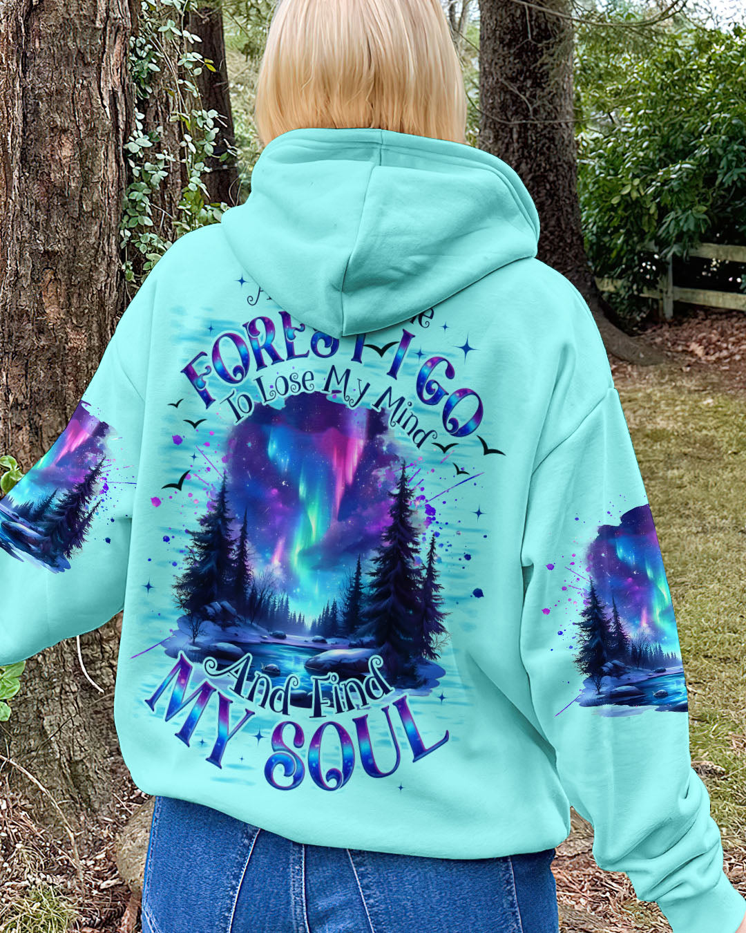 BLISSCORNERS AND INTO THE FOREST I GO ALL OVER PRINT