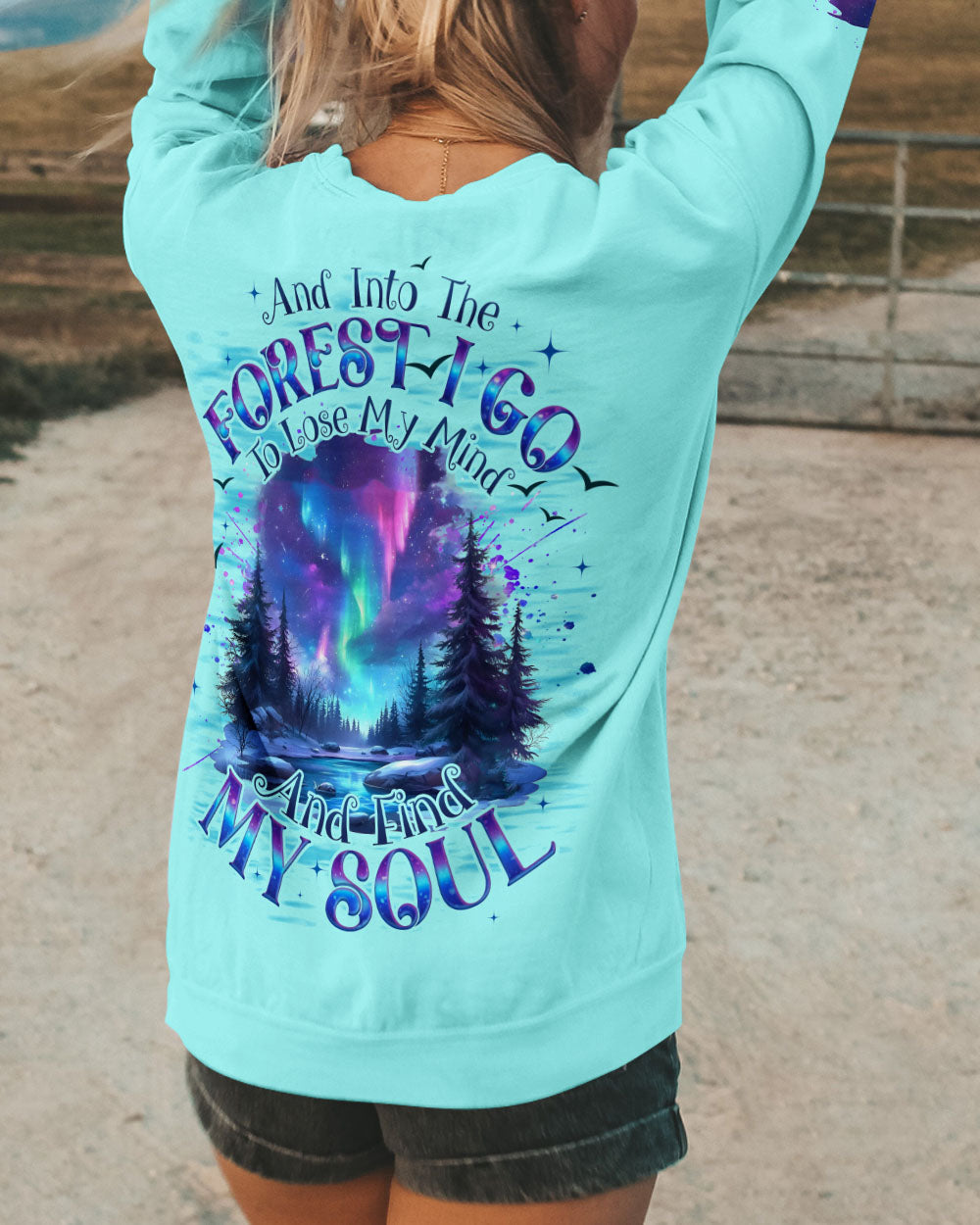 BLISSCORNERS AND INTO THE FOREST I GO ALL OVER PRINT