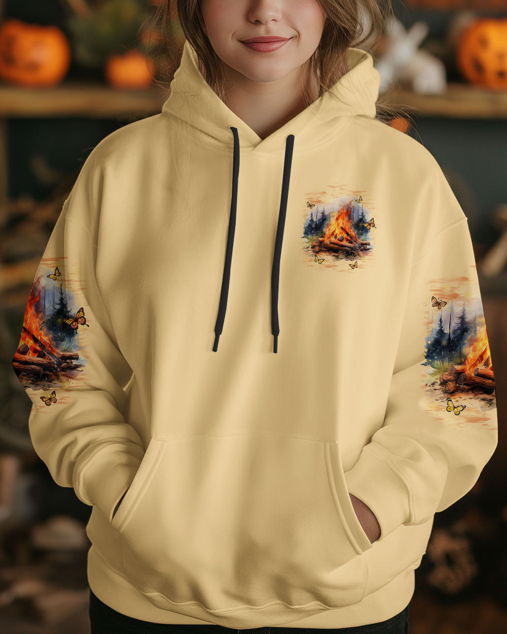 BLISSCORNERS JUST CAMPFIRE NIGHTS ALL OVER PRINT