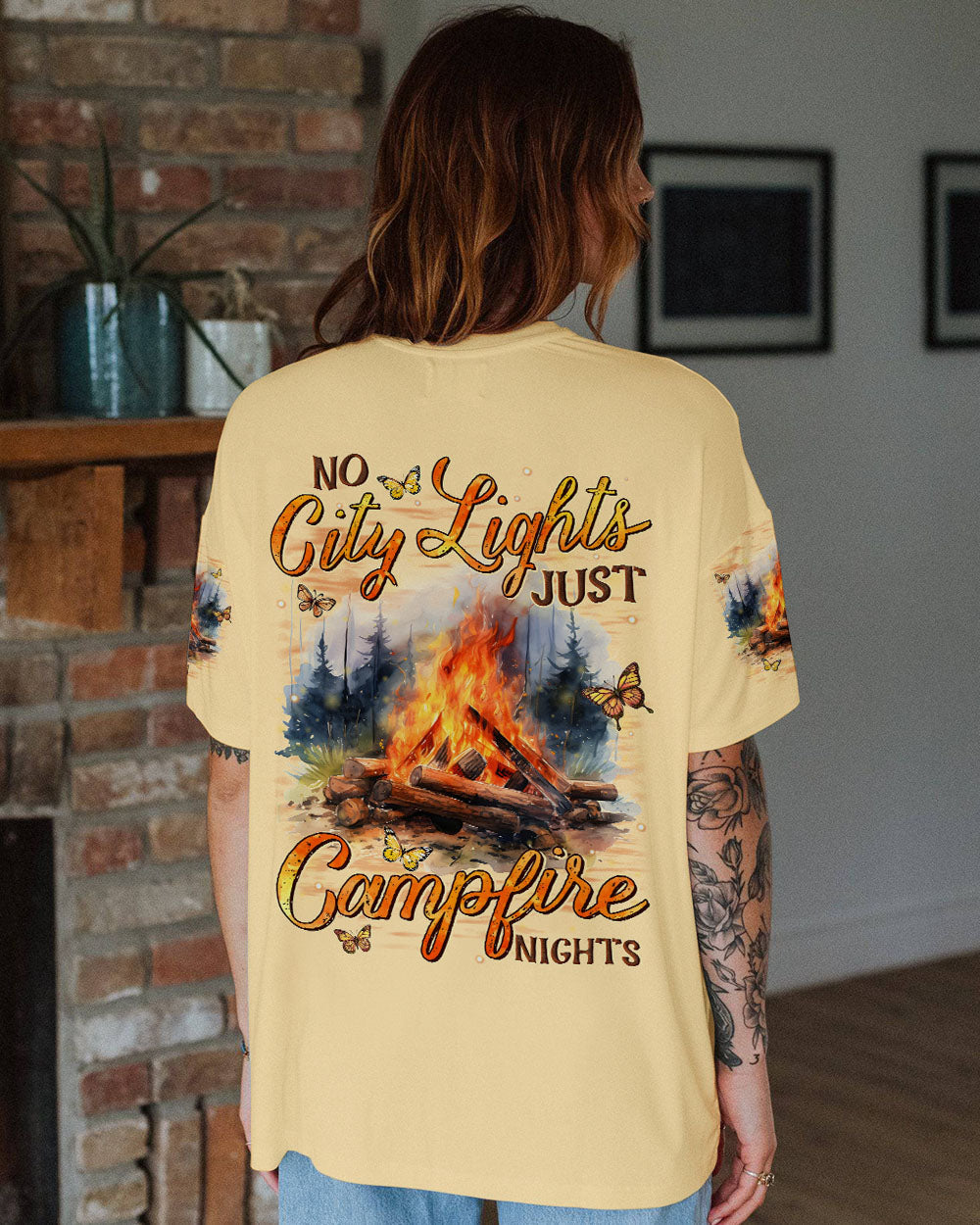 BLISSCORNERS JUST CAMPFIRE NIGHTS ALL OVER PRINT