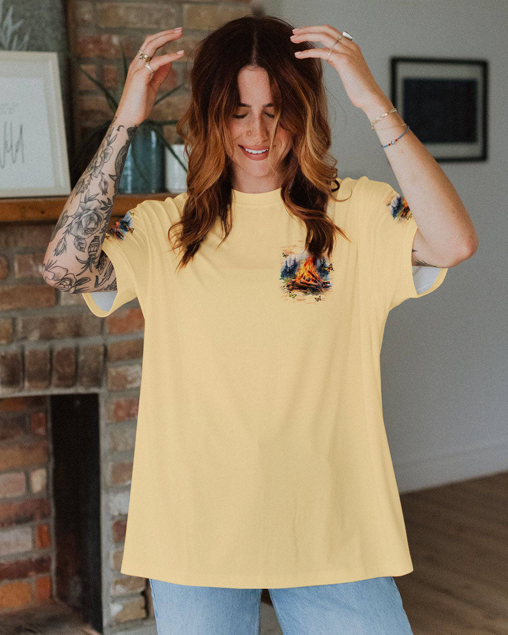 BLISSCORNERS JUST CAMPFIRE NIGHTS ALL OVER PRINT