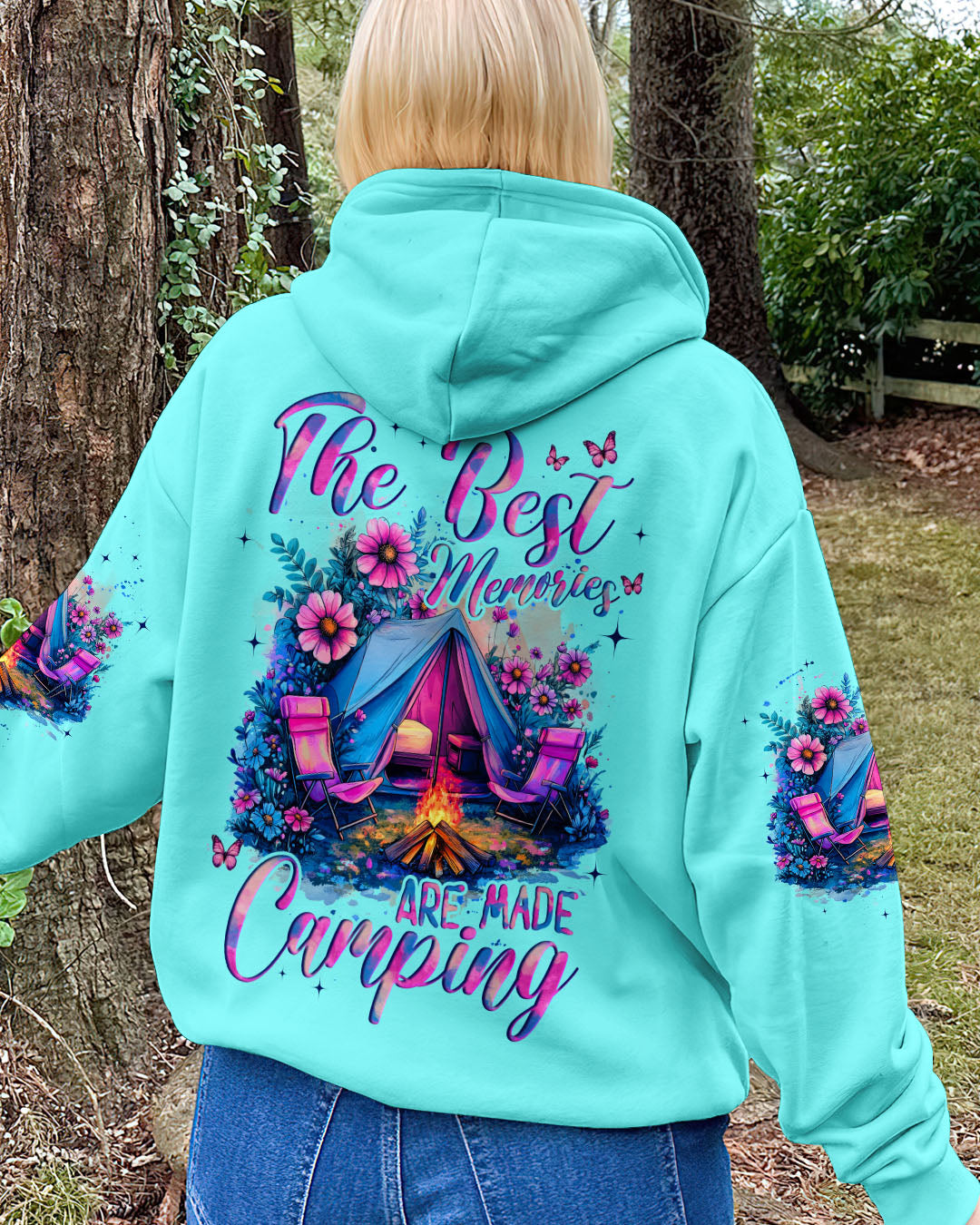 BLISSCORNERS THE BEST MEMORIES ARE MADE CAMPING ALL OVER PRINT