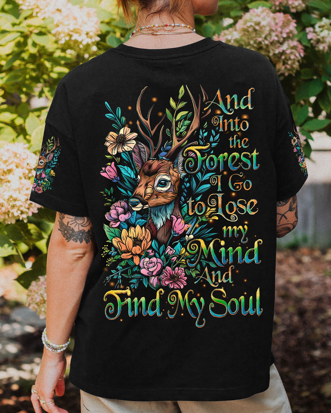 BLISSCORNERS AND INTO THE FOREST I GO ALL OVER PRINT