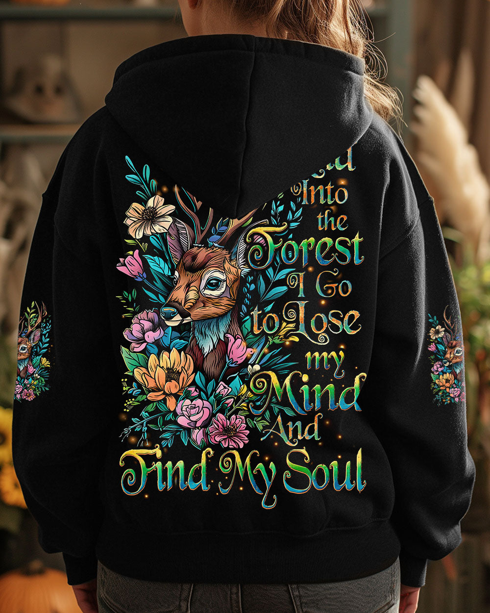 BLISSCORNERS AND INTO THE FOREST I GO ALL OVER PRINT