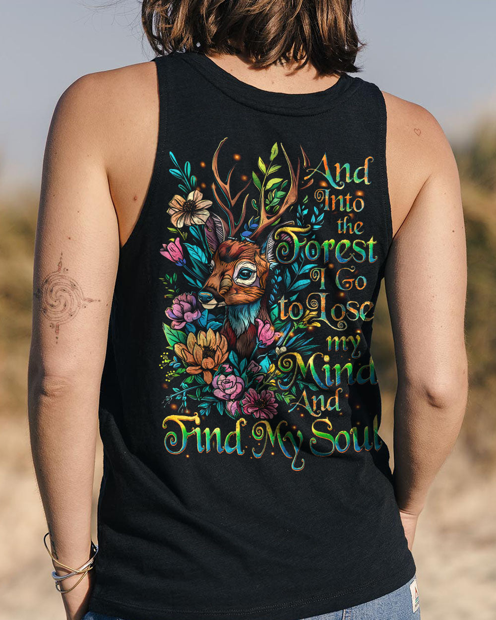 BLISSCORNERS AND INTO THE FOREST I GO ALL OVER PRINT