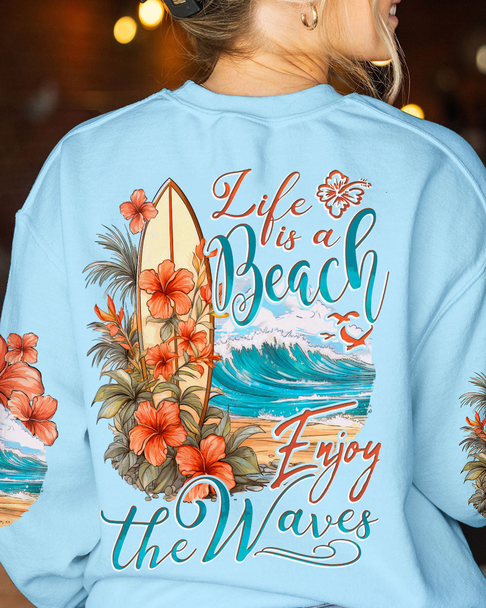 BLISSCORNERS ENJOY THE WAVES ALL OVER PRINT