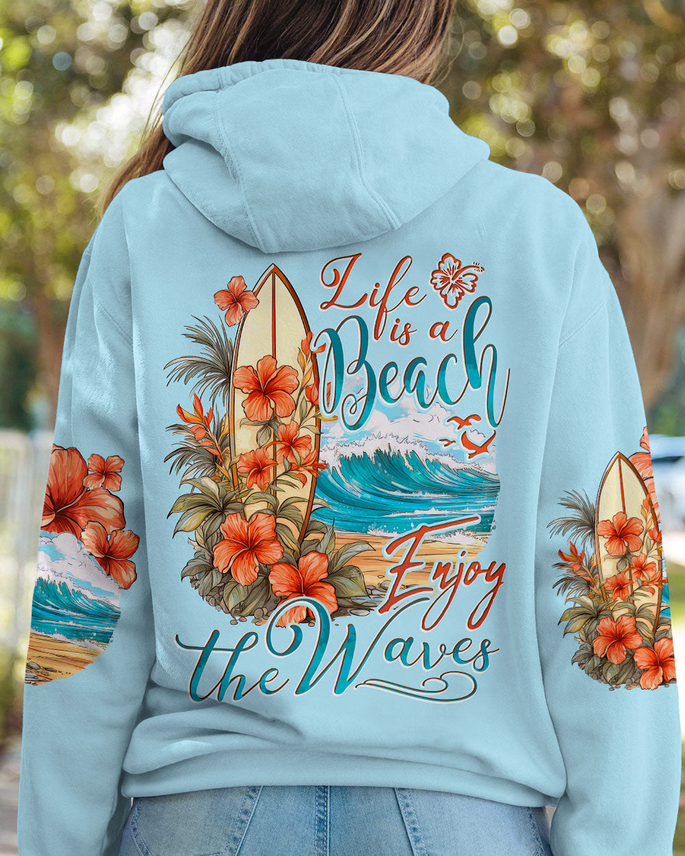 BLISSCORNERS ENJOY THE WAVES ALL OVER PRINT