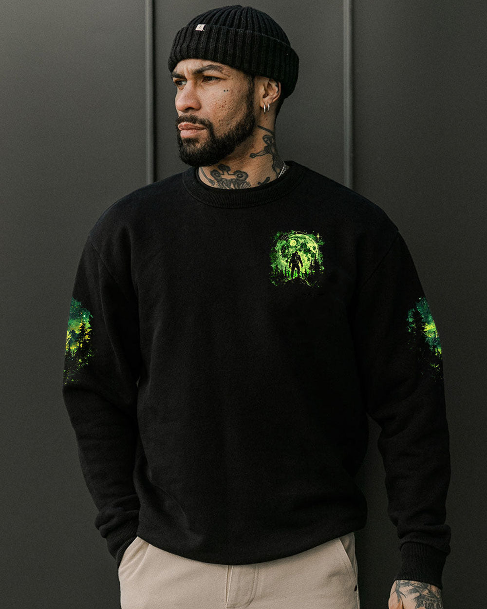 BLISSCORNERS ALWAYS TAKE THE SCENIC ROUTE BIGFOOT ALL OVER PRINT