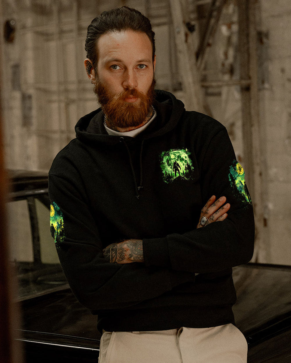 BLISSCORNERS ALWAYS TAKE THE SCENIC ROUTE BIGFOOT ALL OVER PRINT