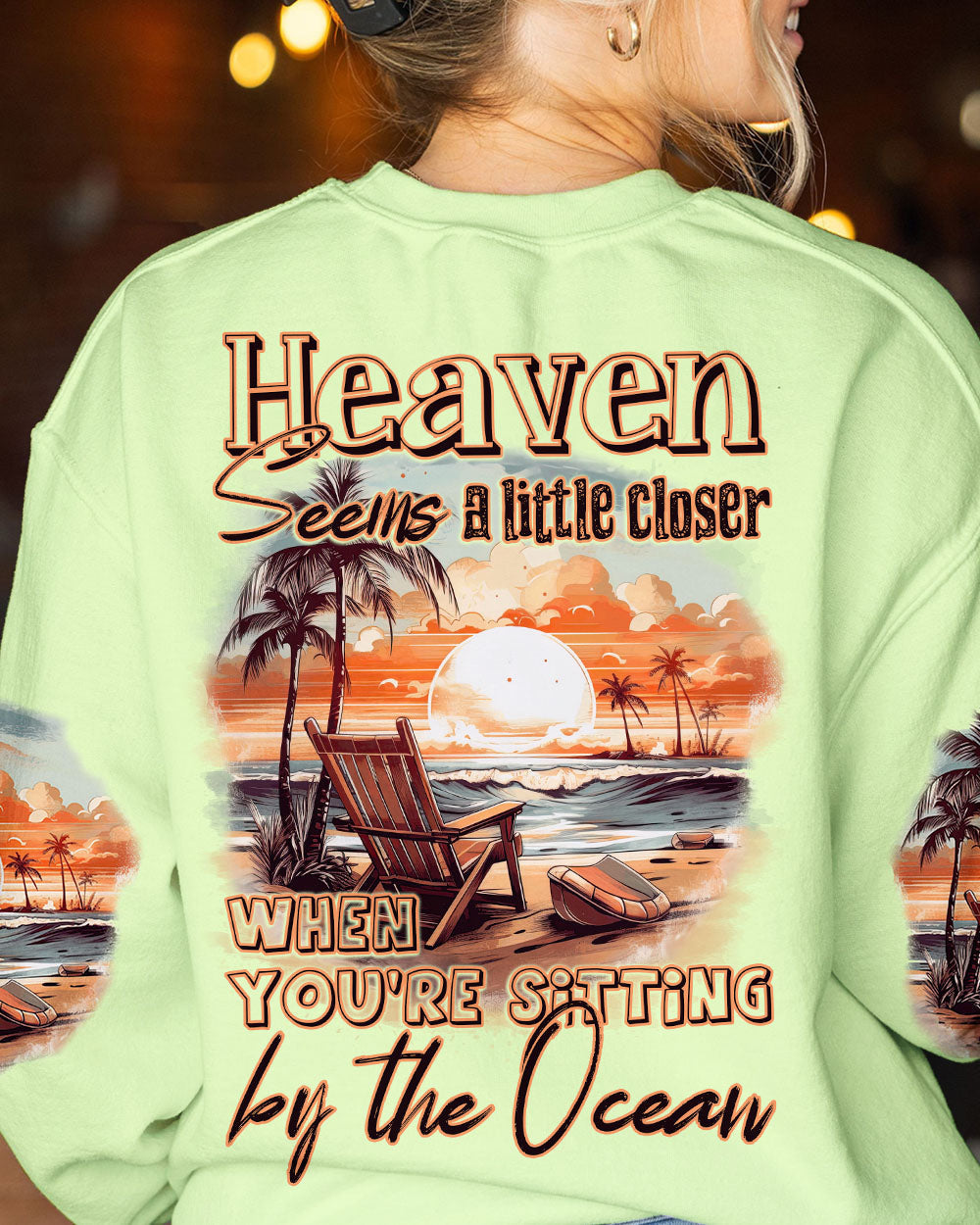BLISSCORNERS SITTING BY THE OCEAN ALL OVER PRINT