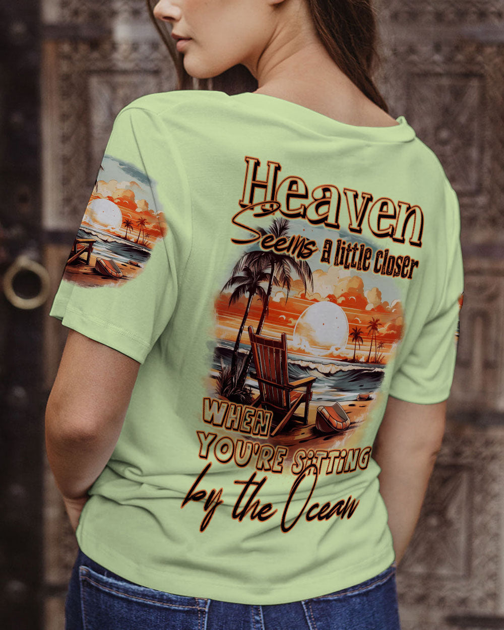 BLISSCORNERS SITTING BY THE OCEAN ALL OVER PRINT