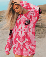 BLISSCORNERS GIRLS HUNT TOO ONLY PRETTIER CAMO ALL OVER PRINT