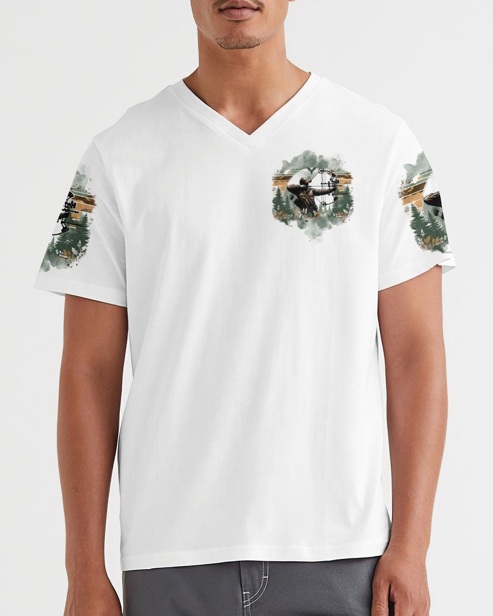 BLISSCORNERS BORN TO HUNT FORCED TO WORK ALL OVER PRINT