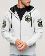 BLISSCORNERS BORN TO HUNT FORCED TO WORK ALL OVER PRINT