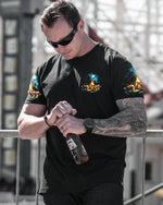 BLISSCORNERS CAMPING IS AWESOME BEER MAKE IT AWESOMER ALL OVER PRINT