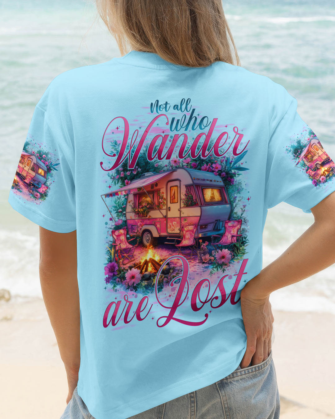 BLISSCORNERS NOT ALL WHO WANDER ARE LOST ALL OVER PRINT