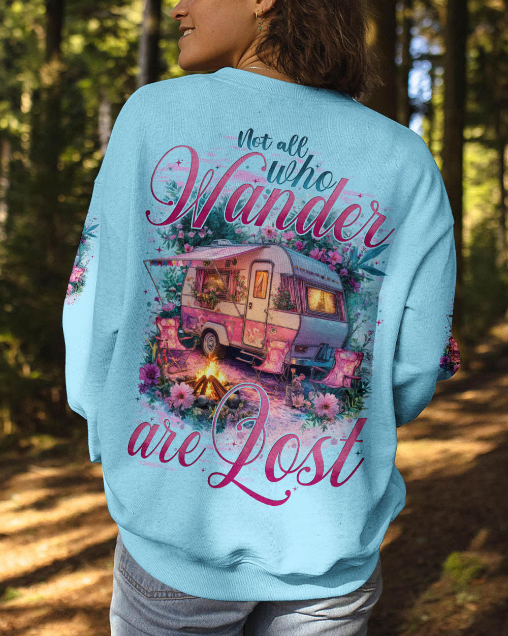 BLISSCORNERS NOT ALL WHO WANDER ARE LOST ALL OVER PRINT