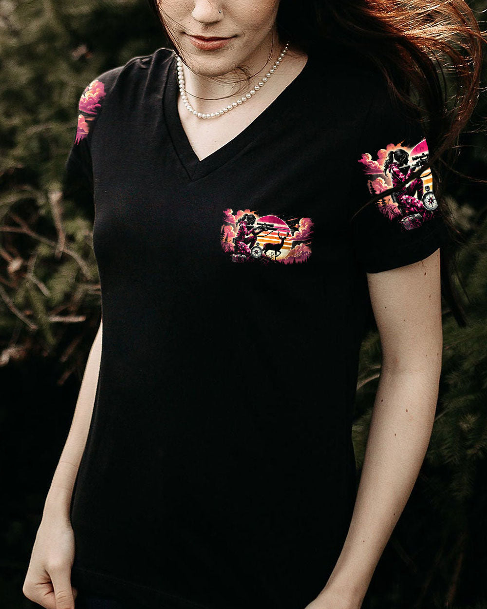 BLISSCORNERS GIRLS MAKE HUNTING LOOK GOOD ALL OVER PRINT