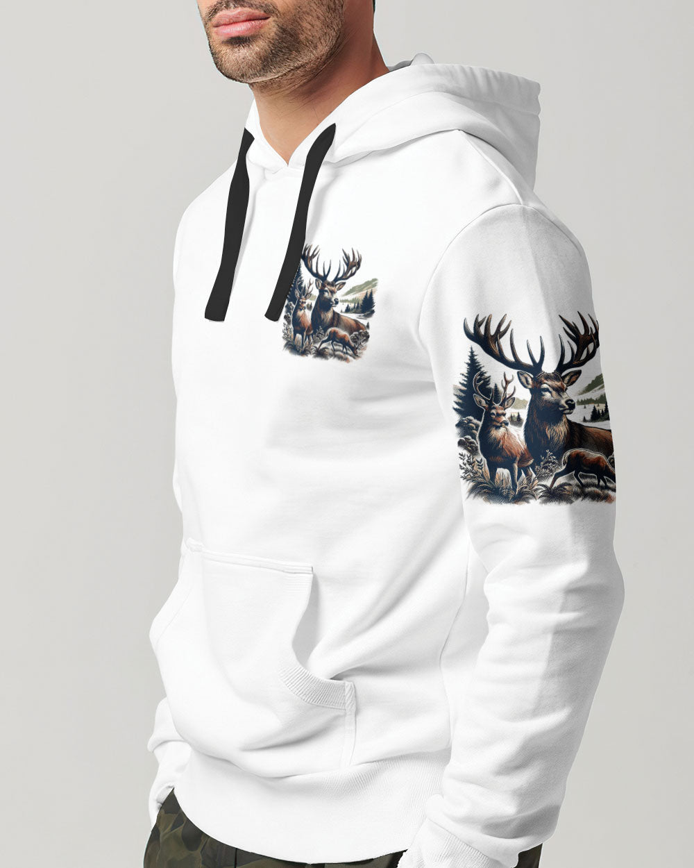 BLISSCORNERS NO BRAGGING UNTIL YOU'RE DRAGGING HUNTING ALL OVER PRINT