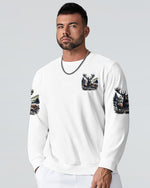 BLISSCORNERS NO BRAGGING UNTIL YOU'RE DRAGGING HUNTING ALL OVER PRINT