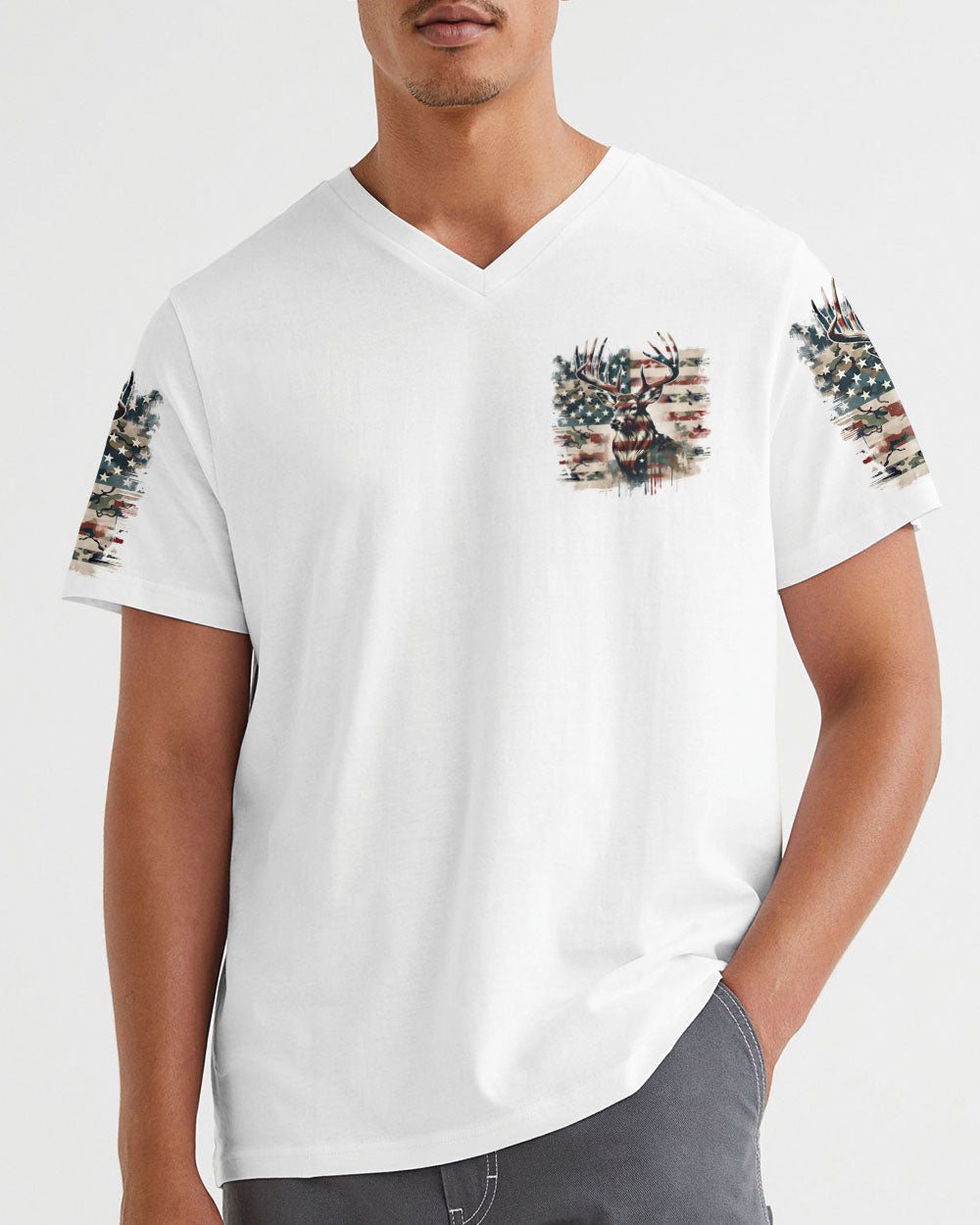 BLISSCORNERS THE CLOSER I GET TO NATURE DEER CAMO ALL OVER PRINT